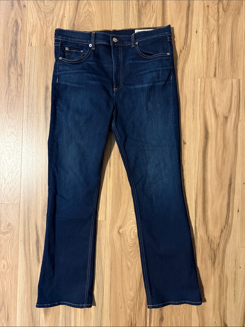 rag & bone Dark Indigo Flare Jeans